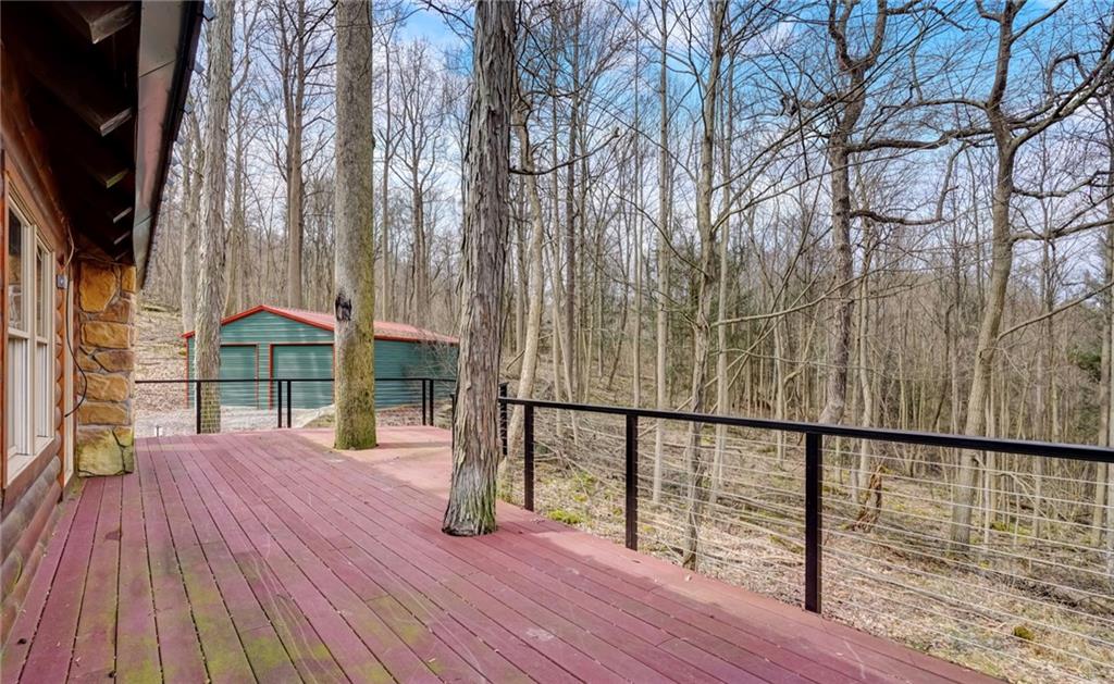 245 Silver Rock Road Adrian, PA 16210 - Photo 37 of 50 a view of a house with a deck