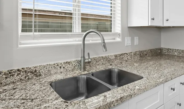 a close view of sink and tap