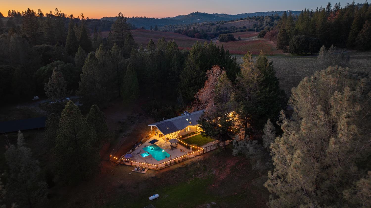 The stars at night from the hot tub are amazing