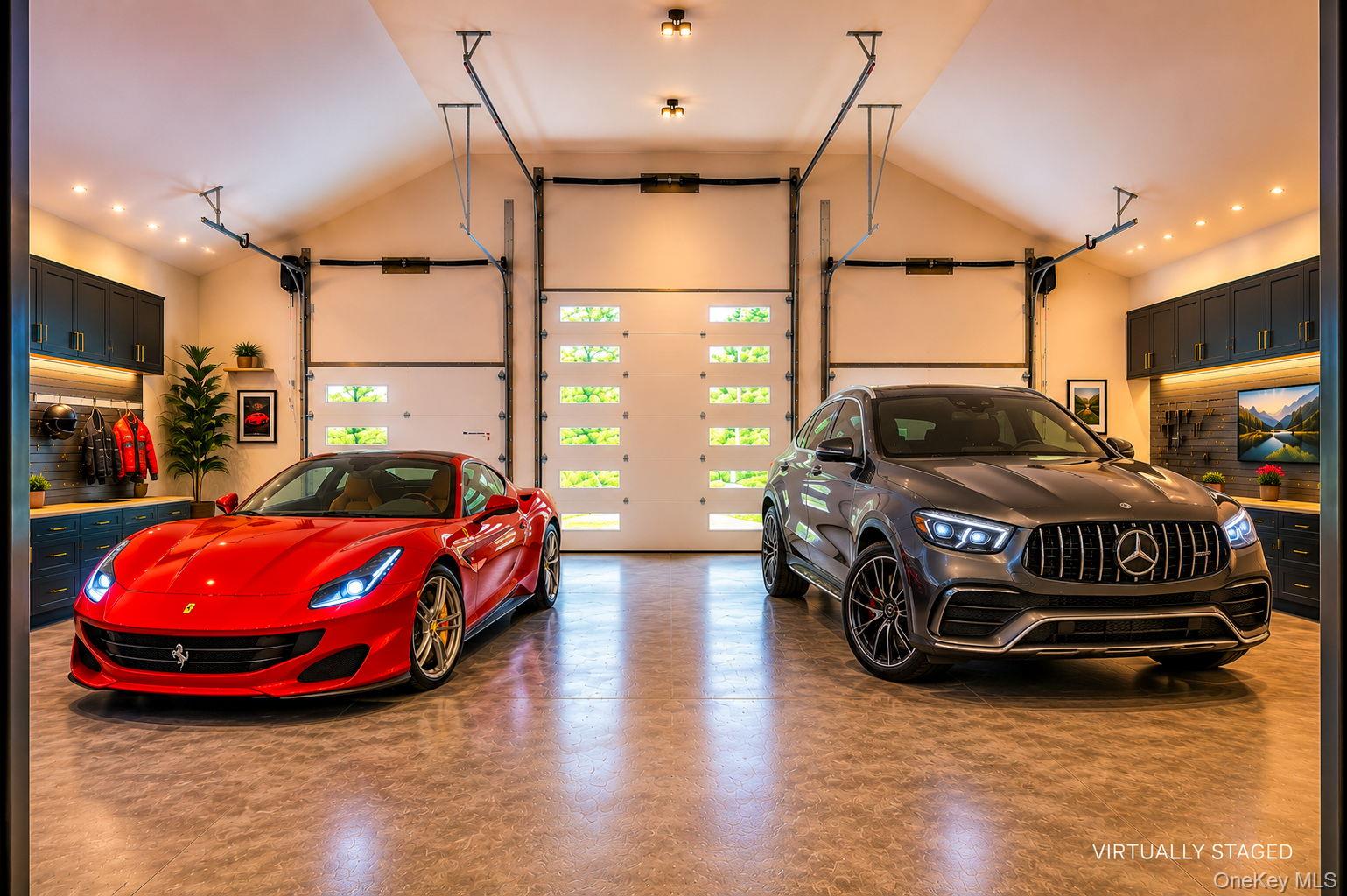 128 St Elmo Road Wallkill, NY 12589 - Photo 32 of 45 Virtually staged. Cars have been have been digitally added to show the room's potential scale and layout."