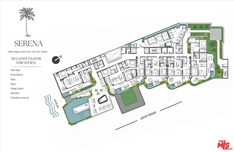 a view of a hallway with couches and painted walls