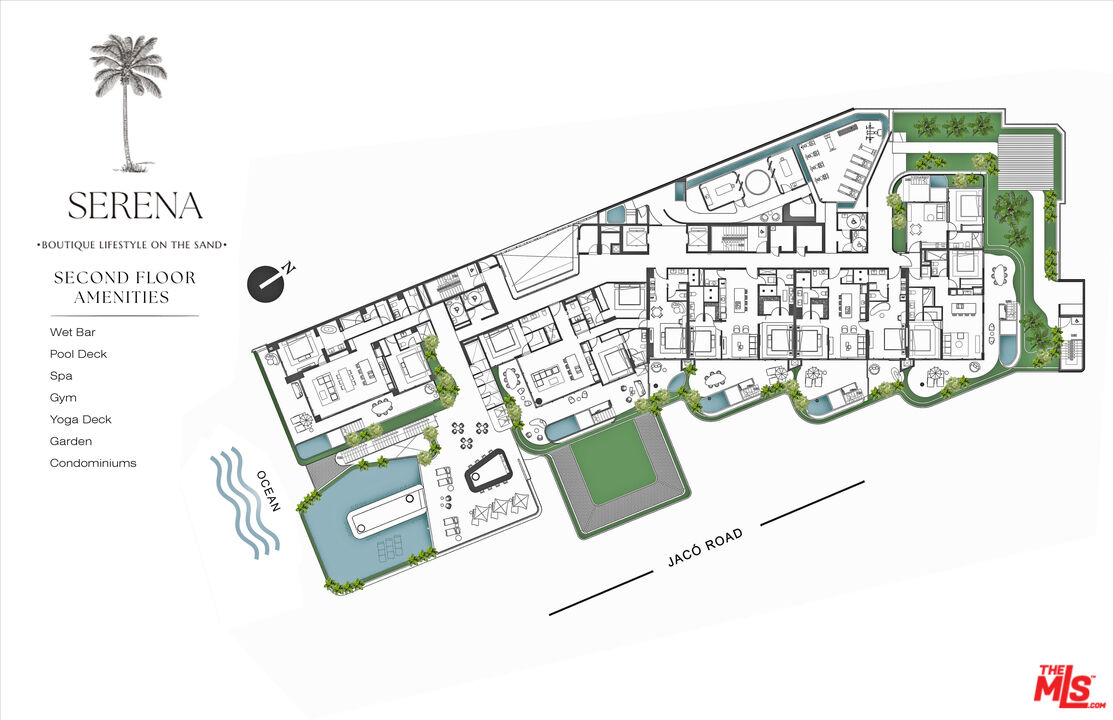 703 Ocean Studio Costa Rica Other, XX 0 - Photo 8 of 11 a view of a hallway with couches and painted walls