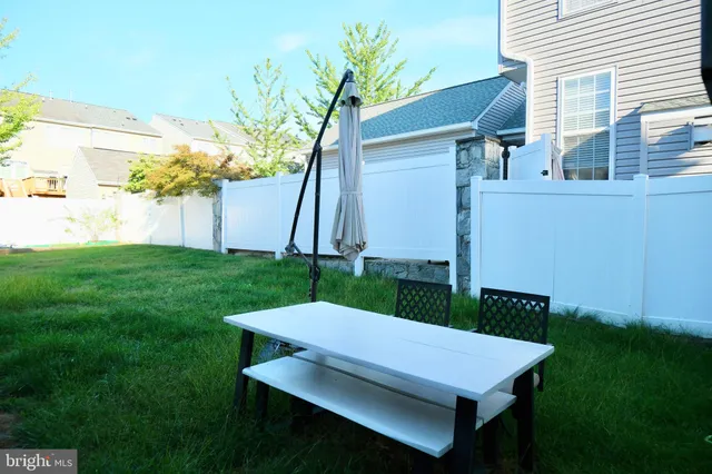 a view of a backyard with plants