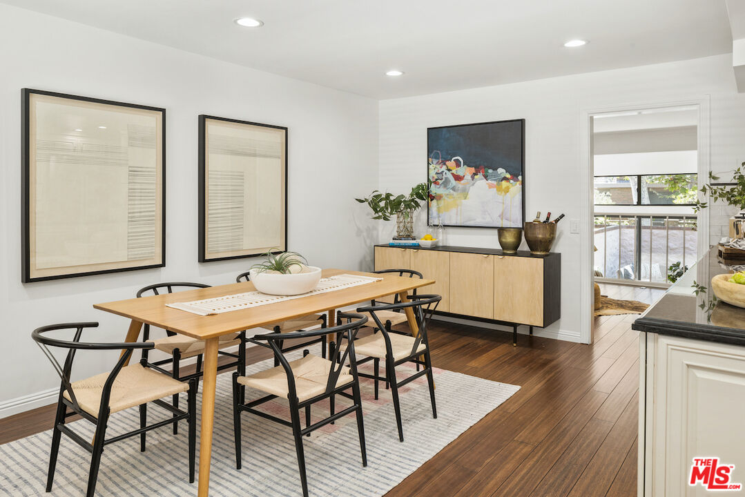 4549 Alla Road, Unit 5 Marina del Rey, CA 90292 - Photo 20 of 35 a view of a dining room with furniture and wooden floor