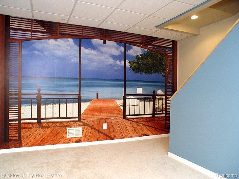 2380 Corlett Road Brighton, MI 48114 - Photo 17 of 21 Cool Lower Level Mural