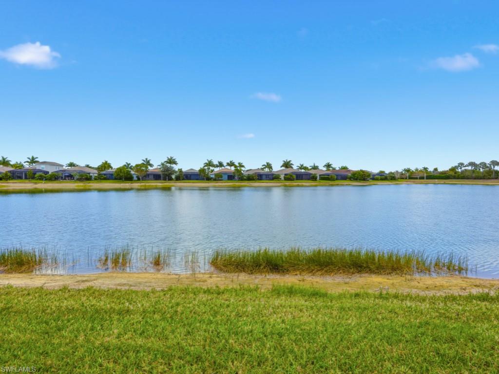 Water view with nearby suburban area