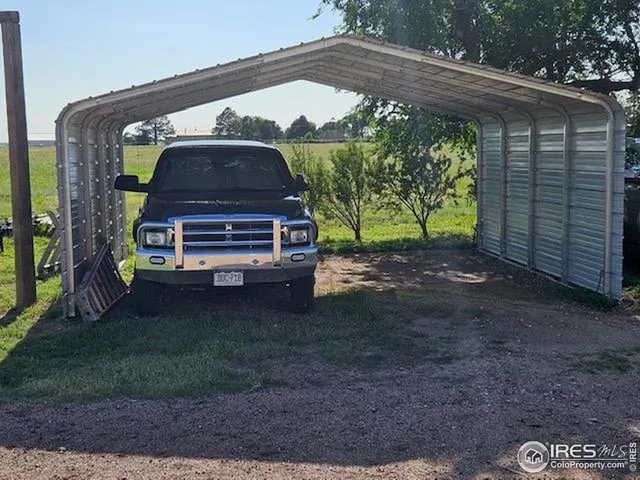 a house view with a garden space