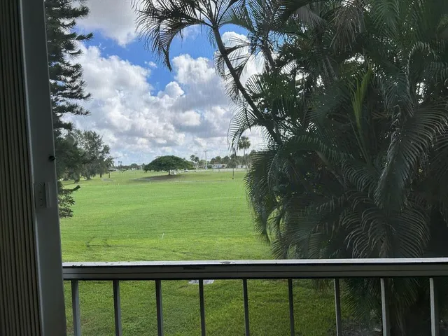 a view of lake from a balcony