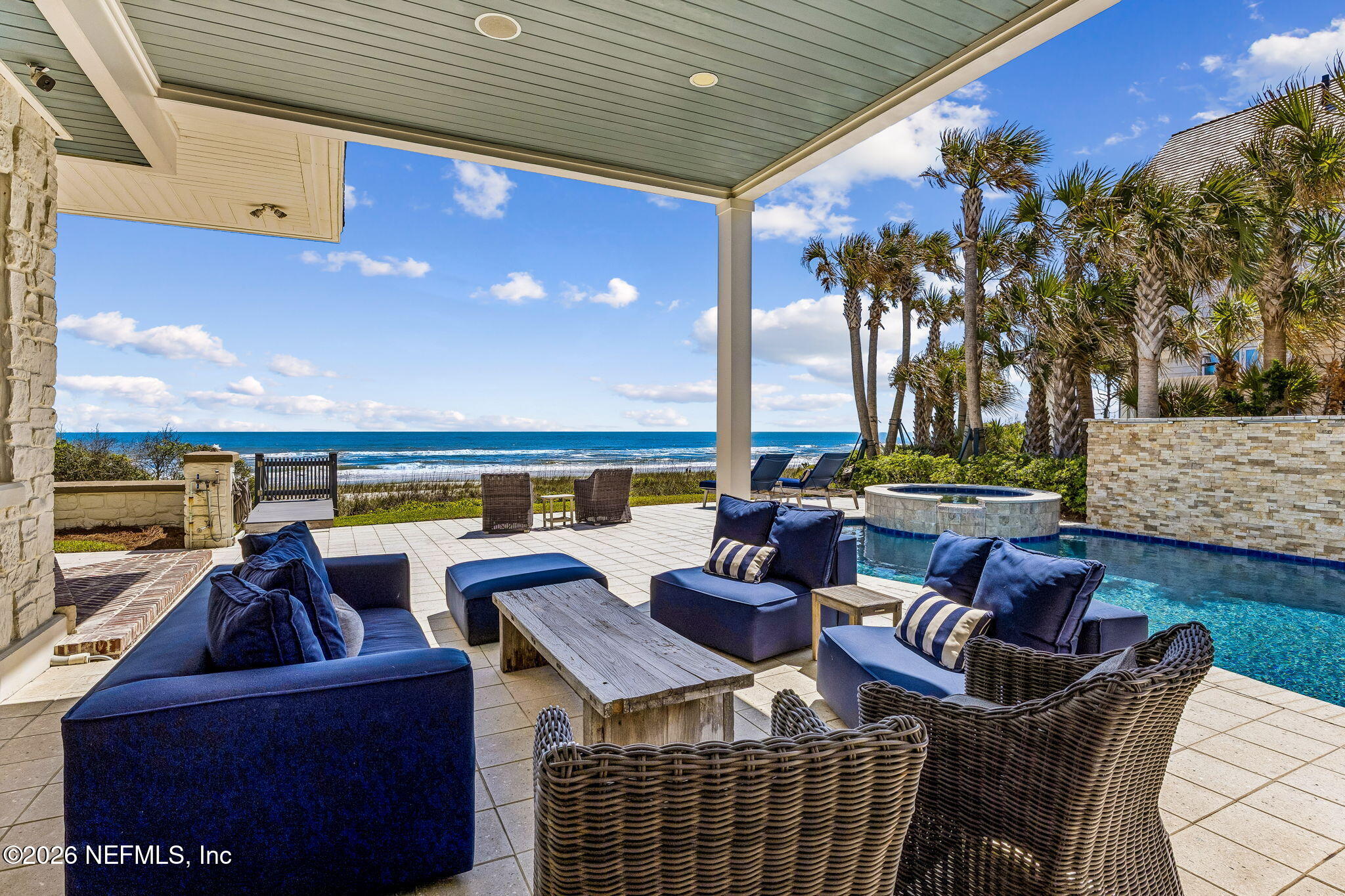 4 Ocean Ridge Court Ponte Vedra Beach, FL 32082 - Photo 102 of 132 a view of balcony with couch and outdoor seating