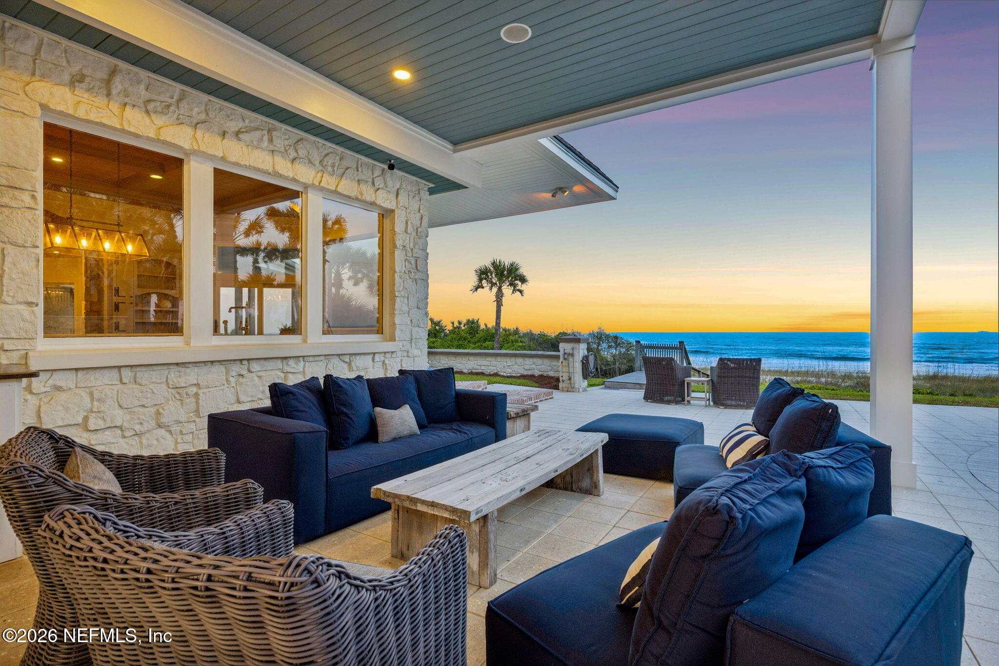 4 Ocean Ridge Court Ponte Vedra Beach, FL 32082 - Photo 121 of 132 a living room with furniture and floor to ceiling windows