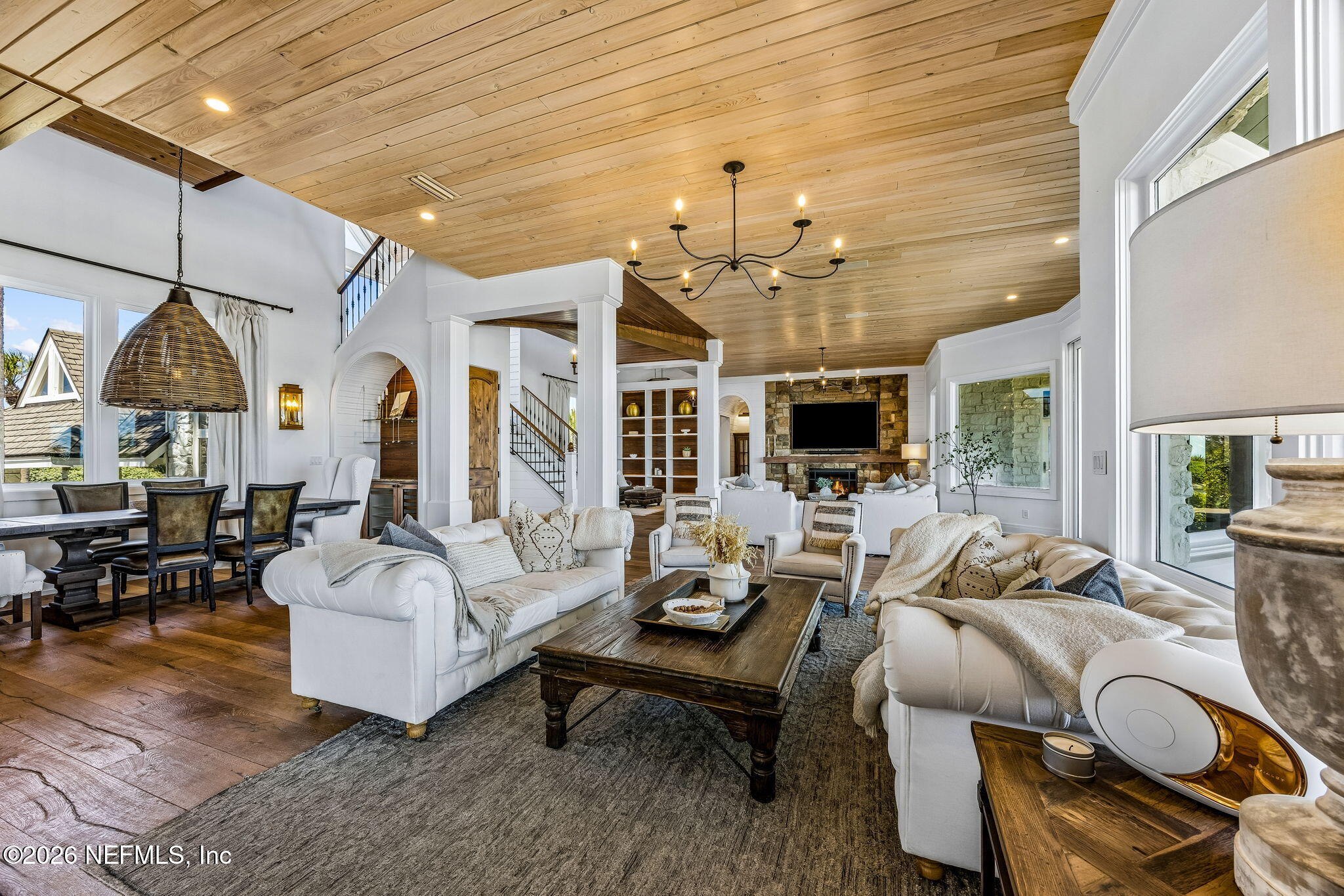 4 Ocean Ridge Court Ponte Vedra Beach, FL 32082 - Photo 26 of 132 family and dining room with ocean view