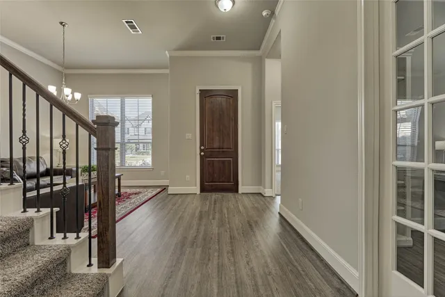 wooden floor in an empty room