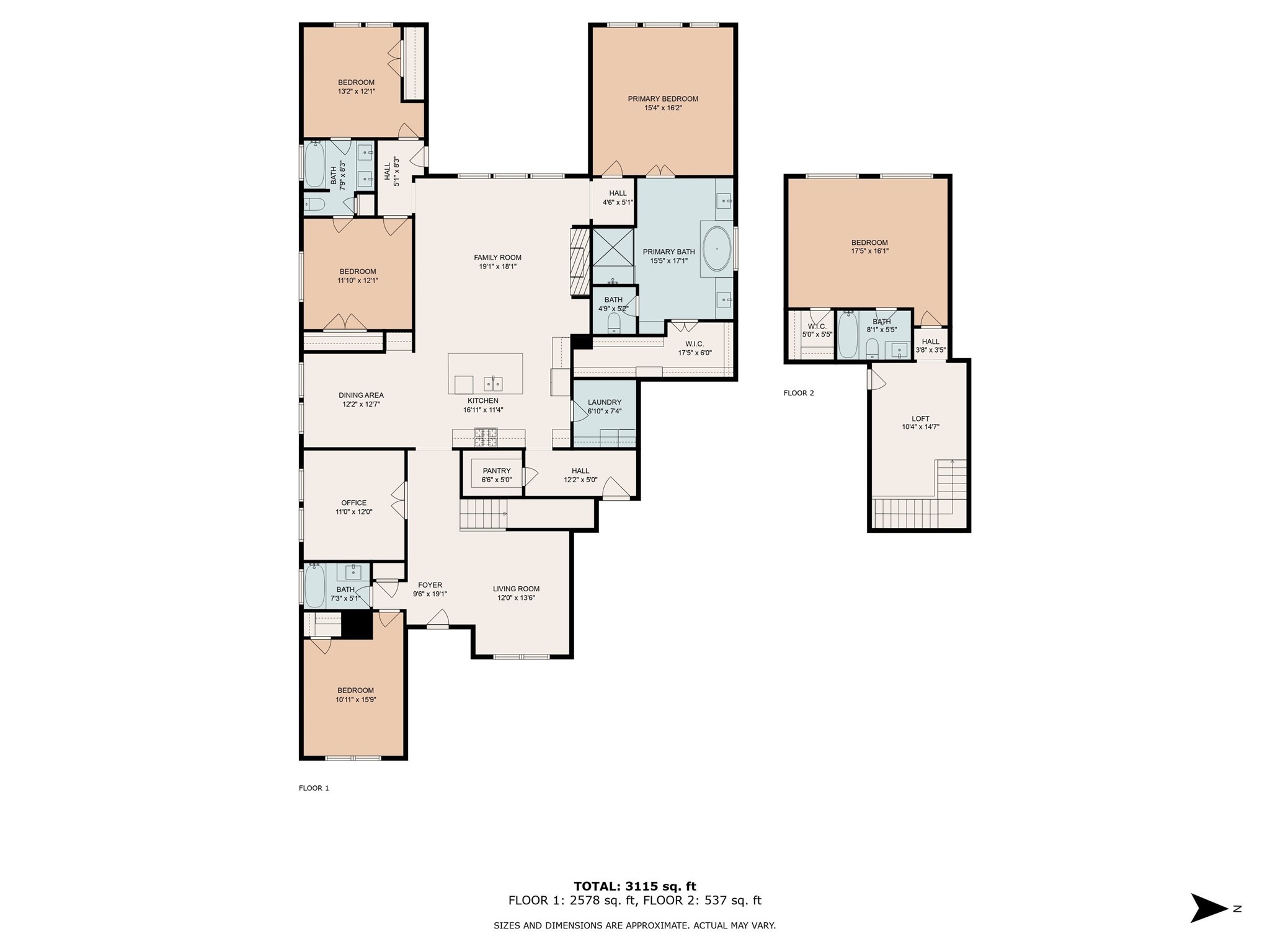 10660 Red Tail Place Conroe, TX 77385 - Photo 49 of 50 a picture of a floor plan