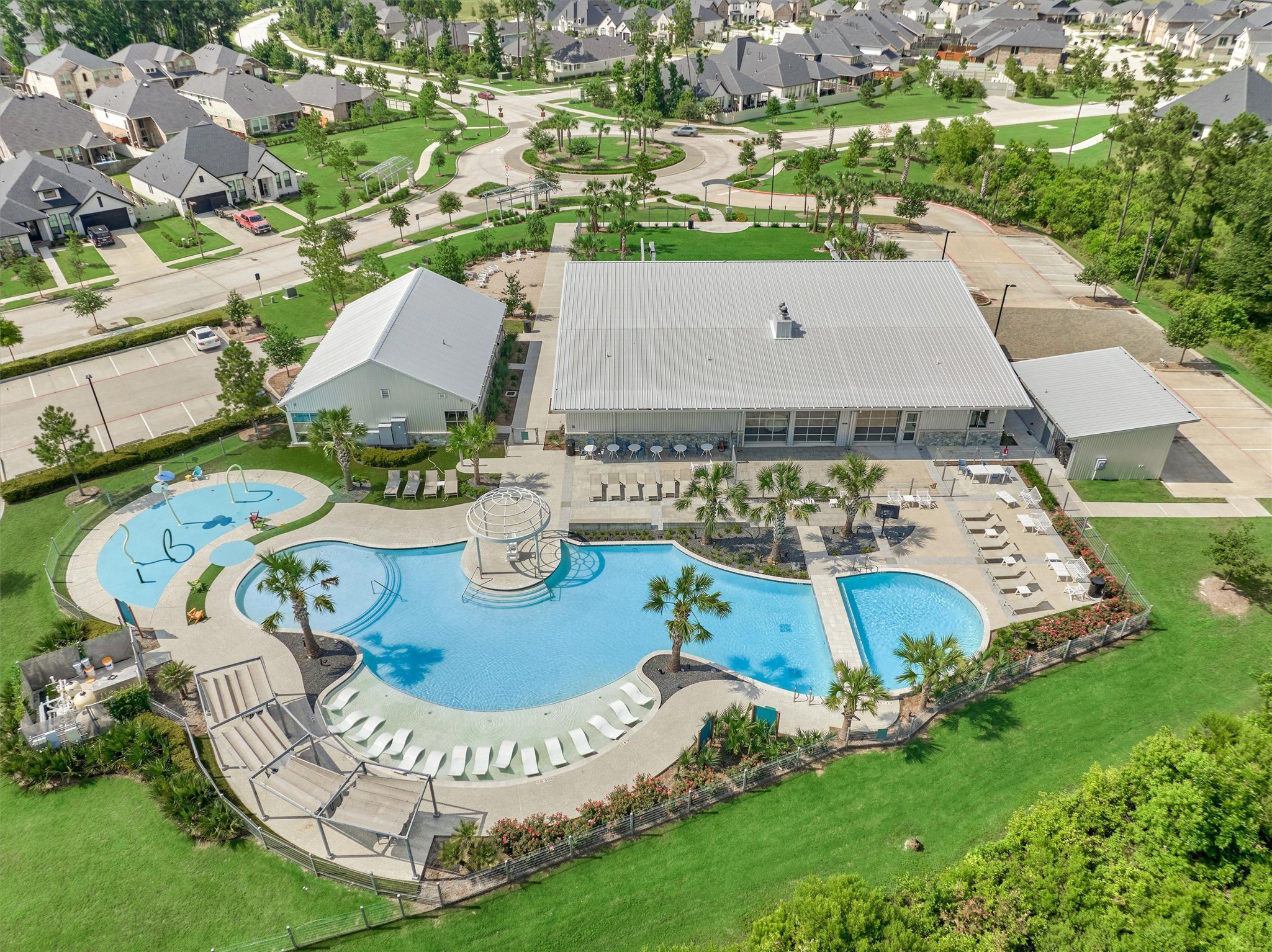 10660 Red Tail Place Conroe, TX 77385 - Photo 47 of 50 an aerial view of a house