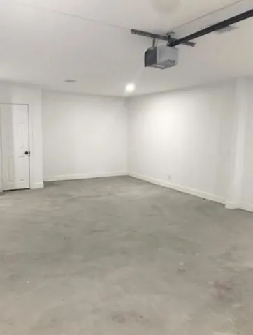 a view of a room with an empty space