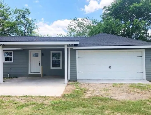 a backyard of a house