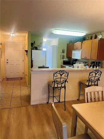 a room with furniture and a table