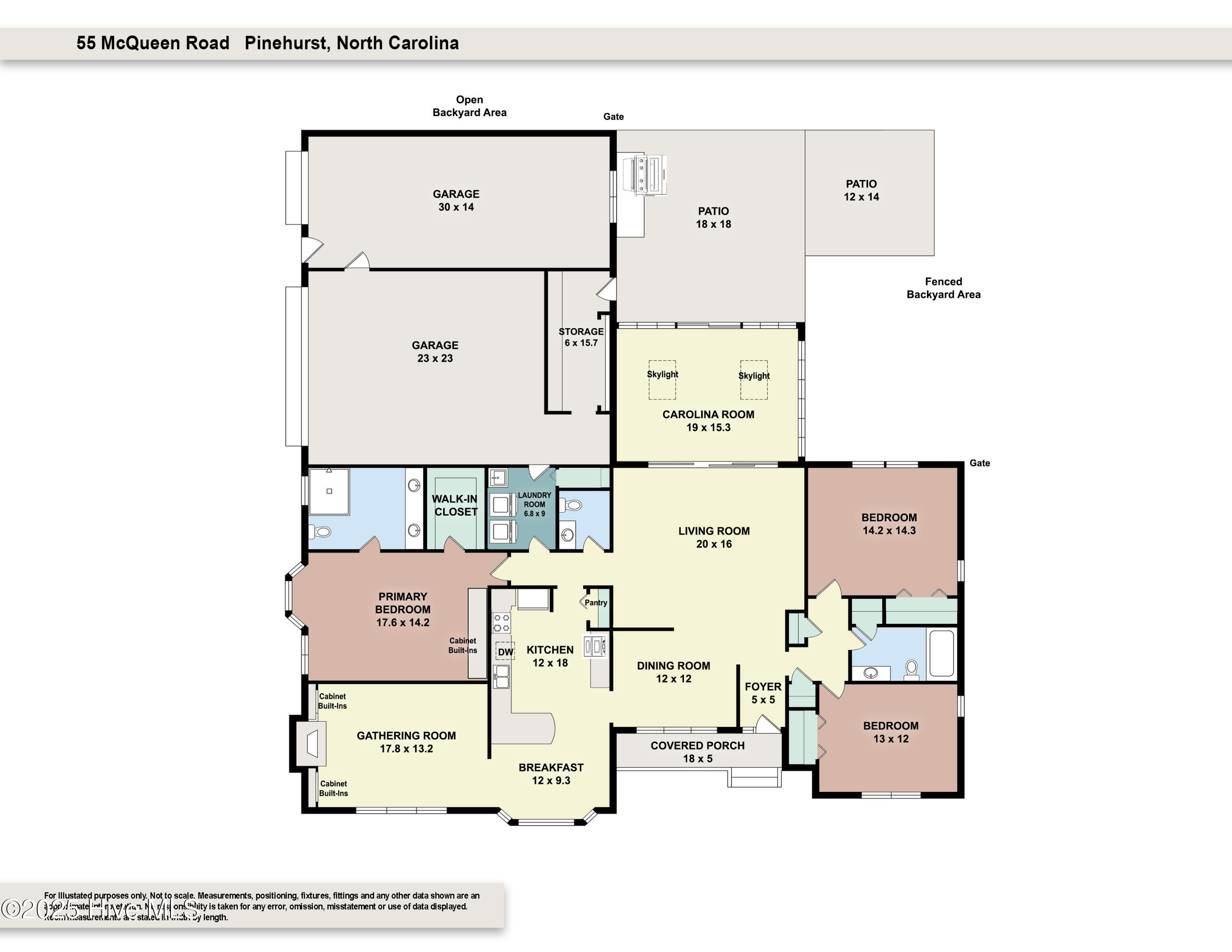 55 McQueen Road Pinehurst, NC 28374 - Photo 45 of 45 55_McQueenFloorplan