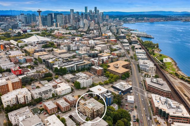 a view of a building with a glass door