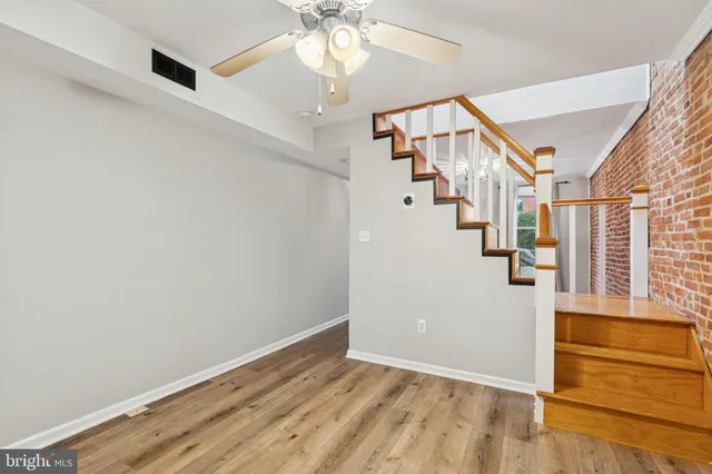wooden floor in an empty room