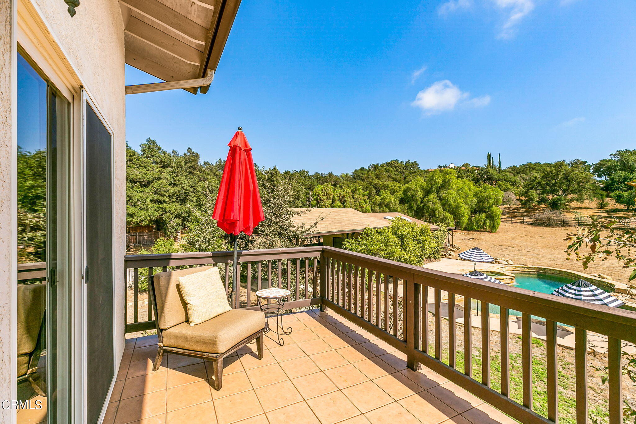 624 South Rice Road Ojai, CA 93023 - Photo 24 of 59 a view of a chairs and table in patio