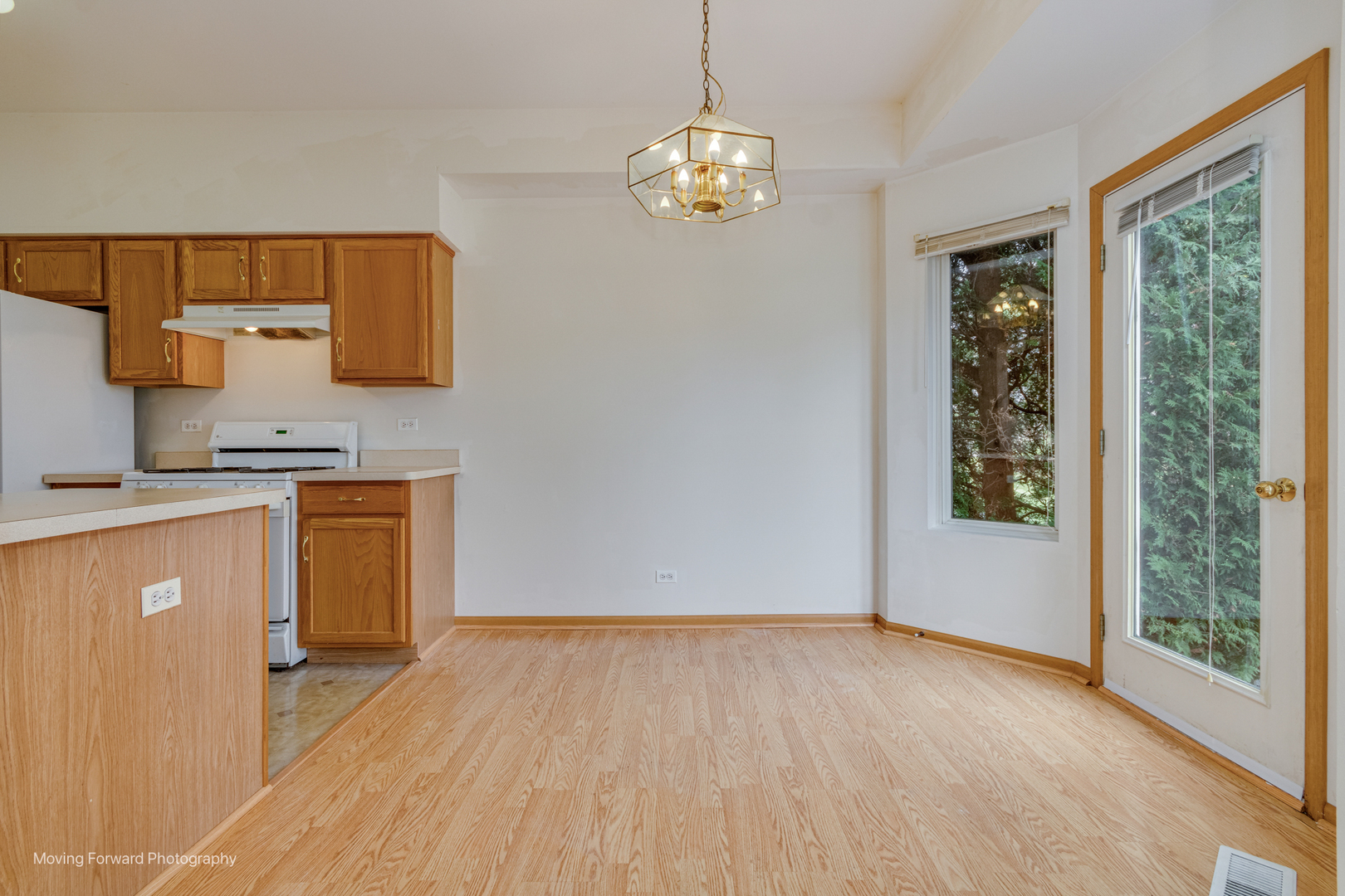 1086 Delta Drive Elgin, IL 60123 - Photo 10 of 29 a kitchen with a wooden floor and window