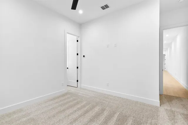 a view of an empty room