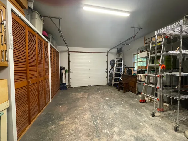 a view of storage and utility room