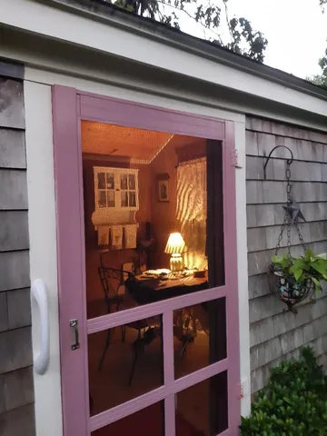 a view of a front door of house