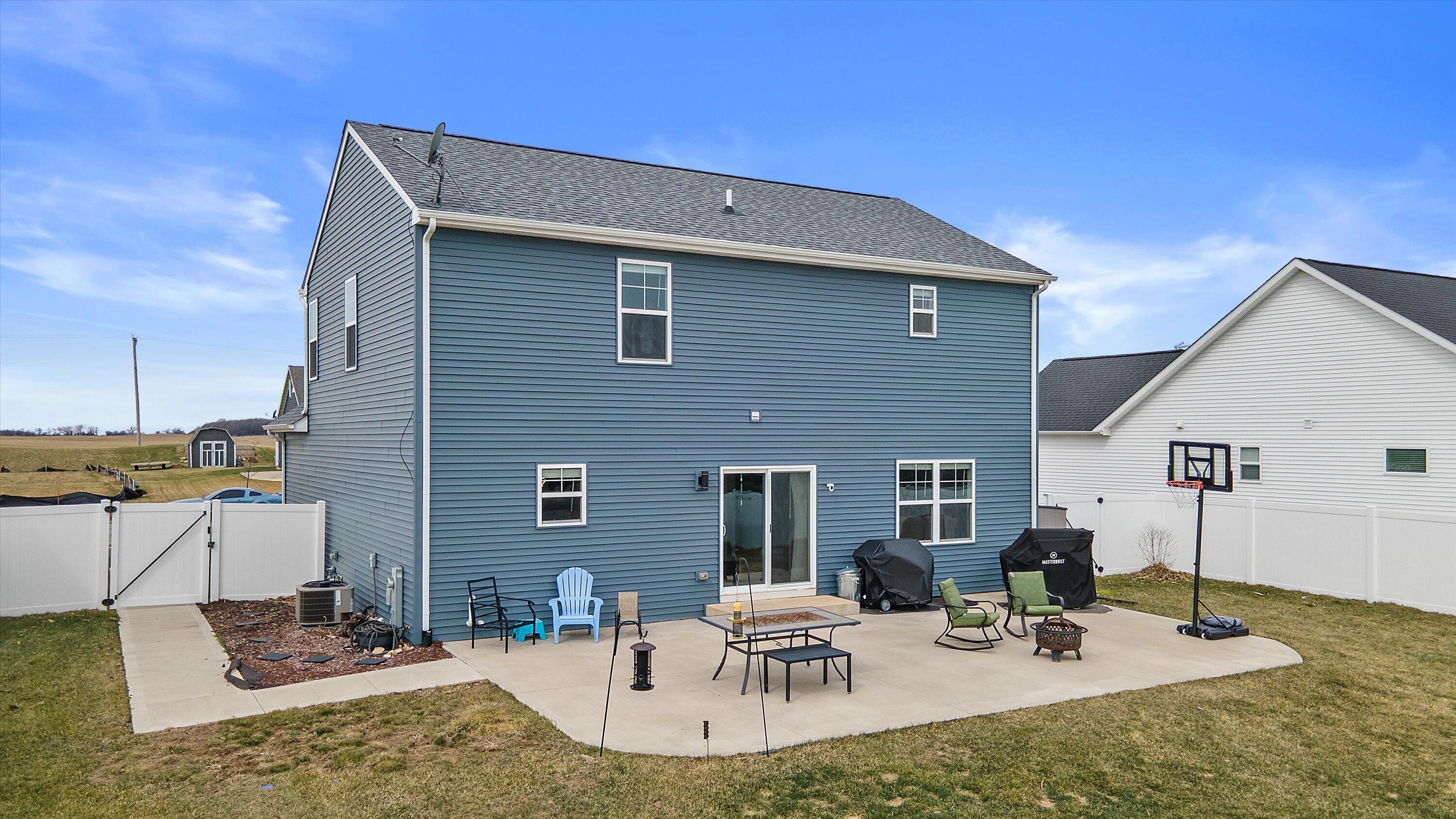 203 Linden Lane Delavan, WI 53115 - Photo 33 of 46 Backyard