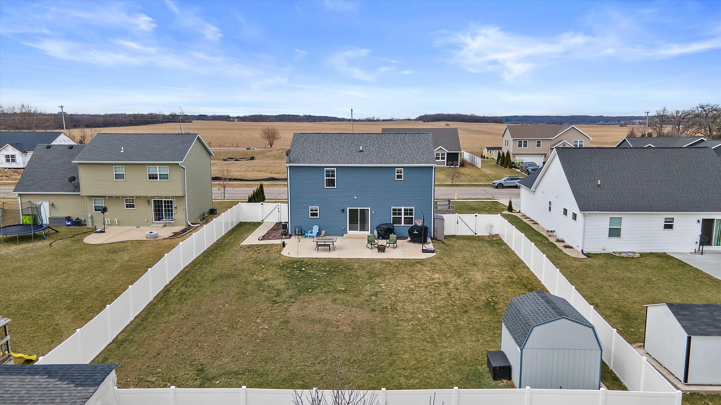 203 Linden Lane Delavan, WI 53115 - Photo 37 of 46 fully fenced in
