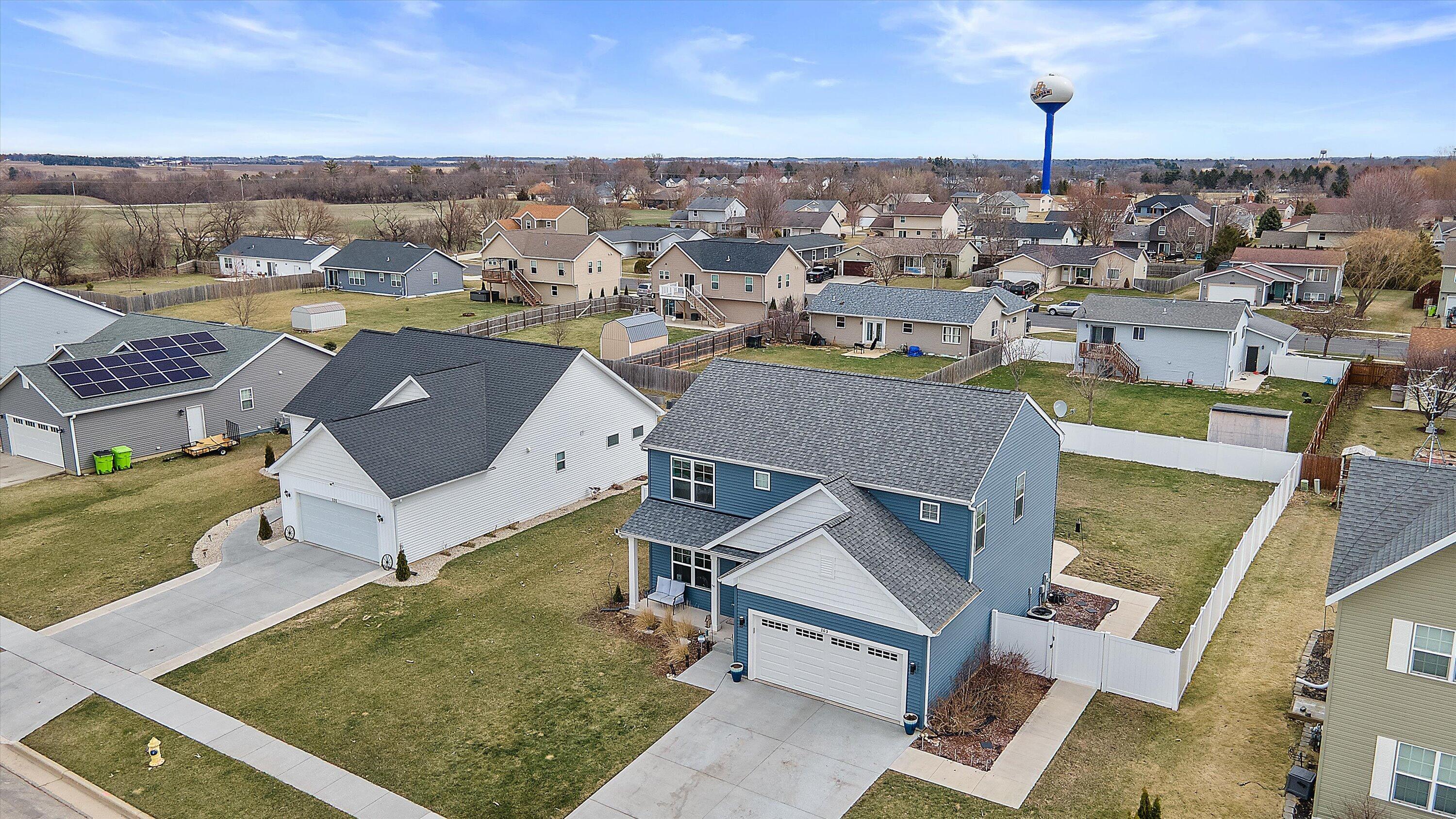 203 Linden Lane Delavan, WI 53115 - Photo 39 of 46 Drone View