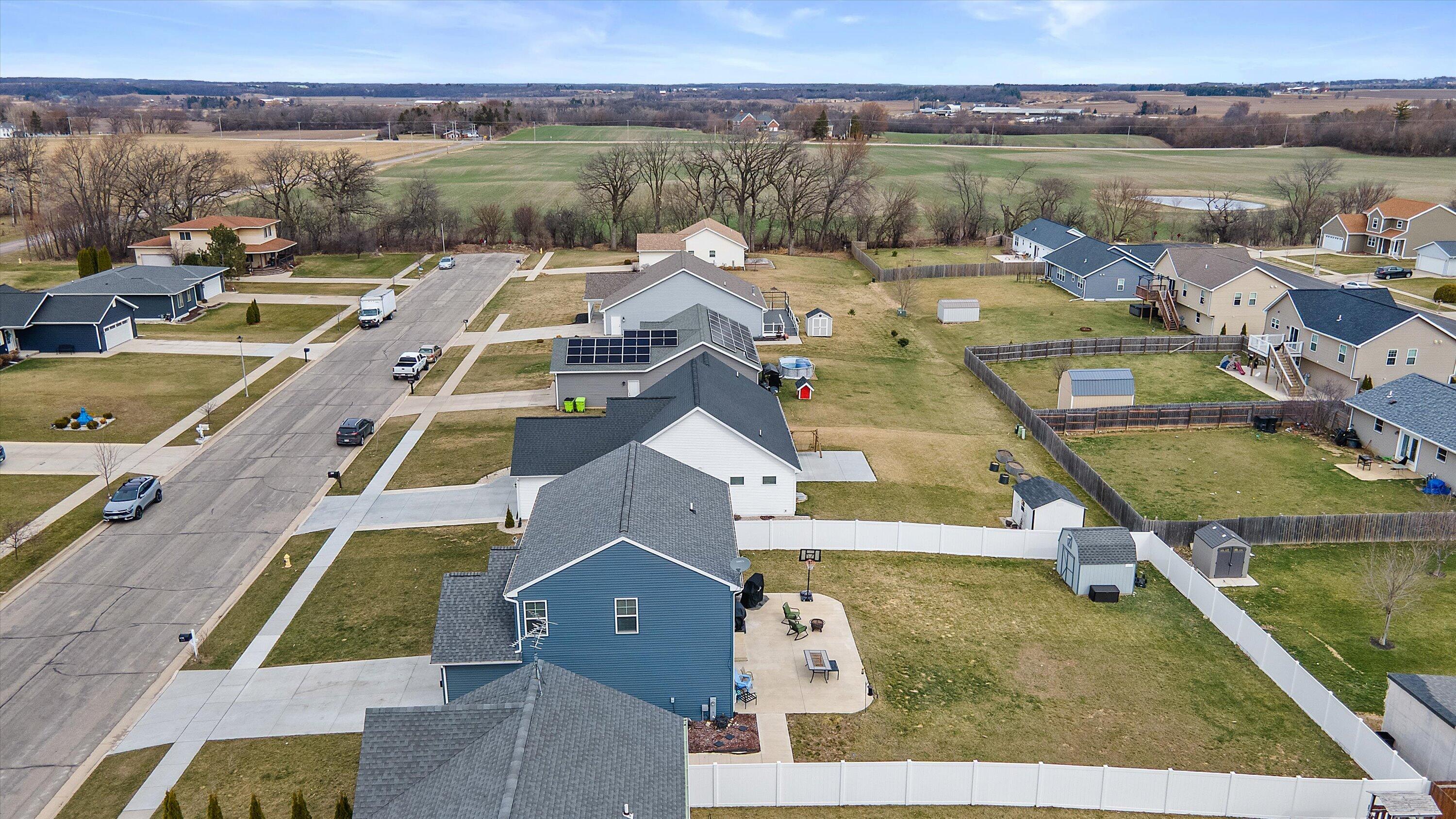 203 Linden Lane Delavan, WI 53115 - Photo 42 of 46 Drone View
