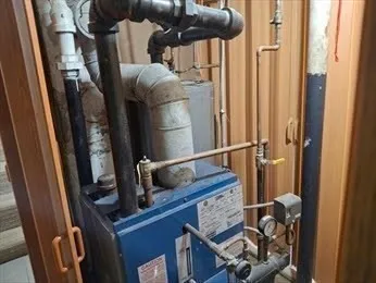 a view of a backyard with a sink and garden