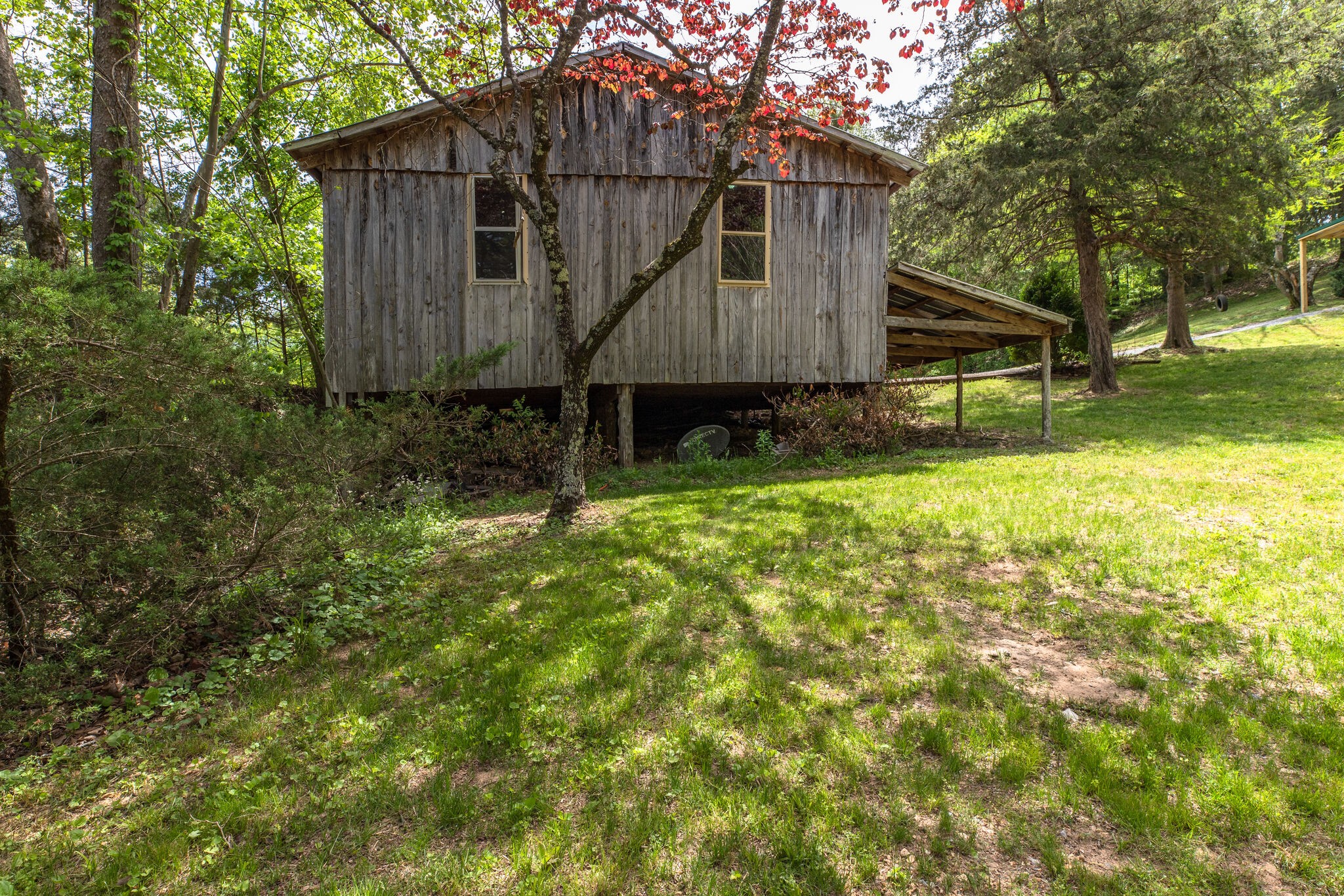 7196 Pinewood Road Nunnelly, TN 37137 - Photo 24 of 49 a house with trees in front of it