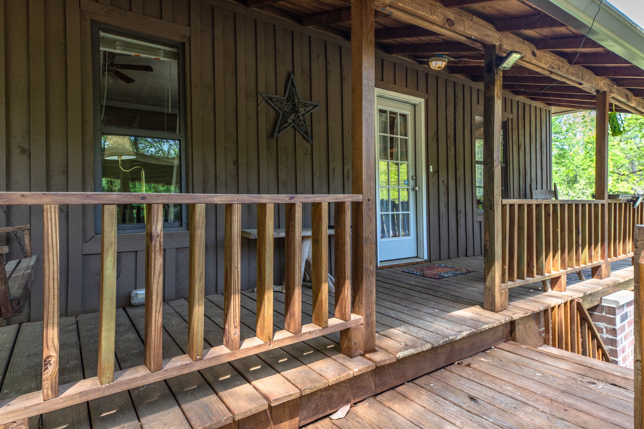 7196 Pinewood Road Nunnelly, TN 37137 - Photo 4 of 49 a view of porch with wooden floor
