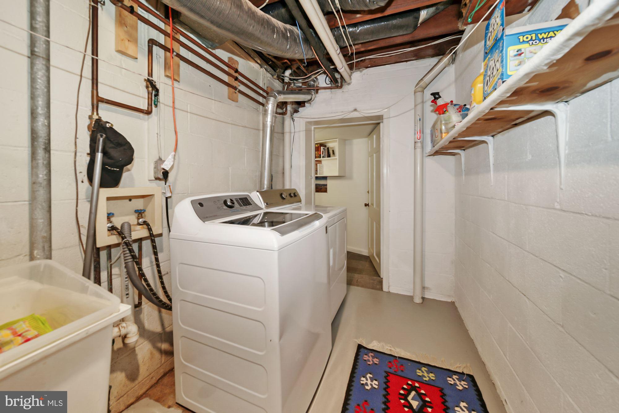 6002 Winnebago Road Bethesda, MD 20816 - Photo 45 of 54 Utility room with hideaway office beyond