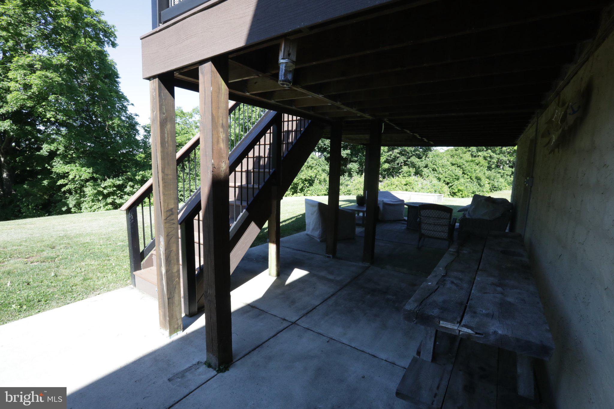 44 Worman Road Douglassville, PA 19518 - Photo 67 of 69 Shaded retreat beneath the deck.