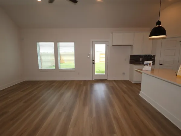 a view of an empty room