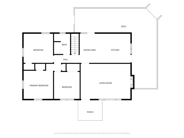 a picture of a bench in front of a door