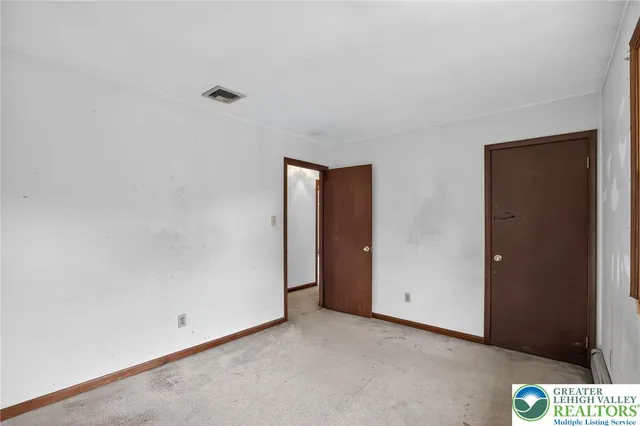 a view of an empty room