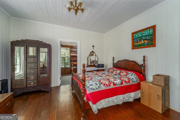a room with furniture and a window