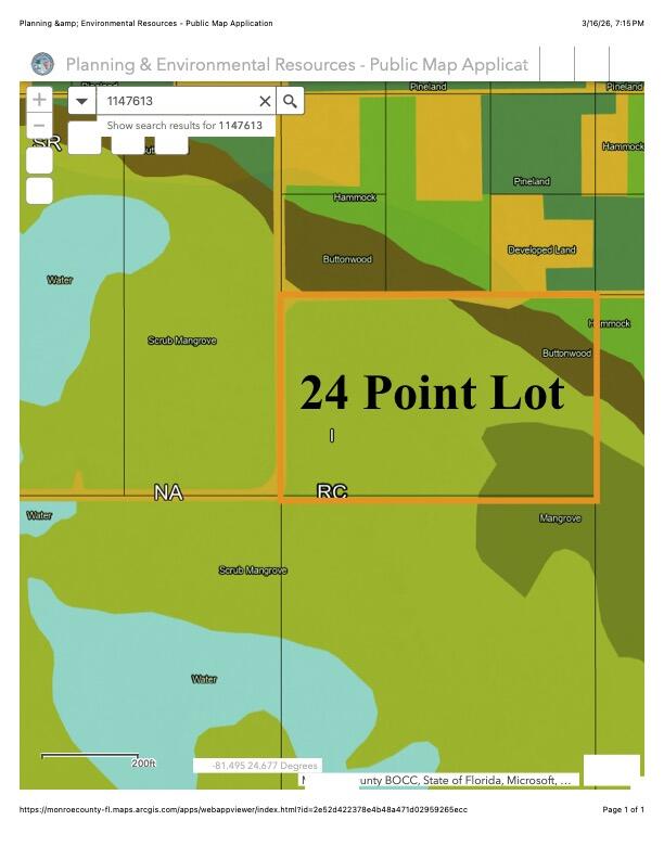 0 Disturbed Pine Road Cudjoe, FL 33042 - Photo 1 of 2 a view of a swimming pool