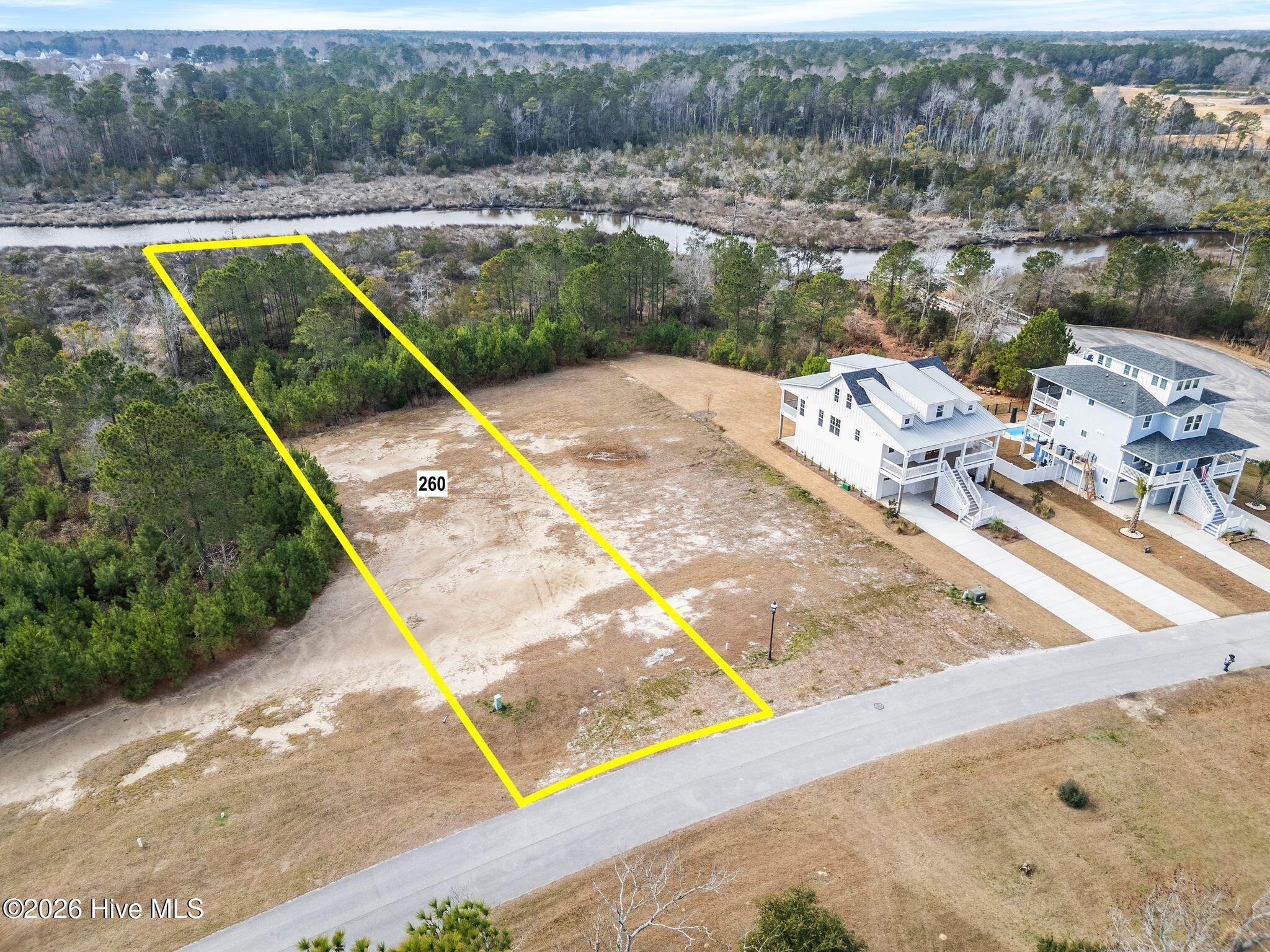 260 Kings Creek Crossing Holly Ridge, NC 28445 - Photo 3 of 37 Aerial View Lot 260