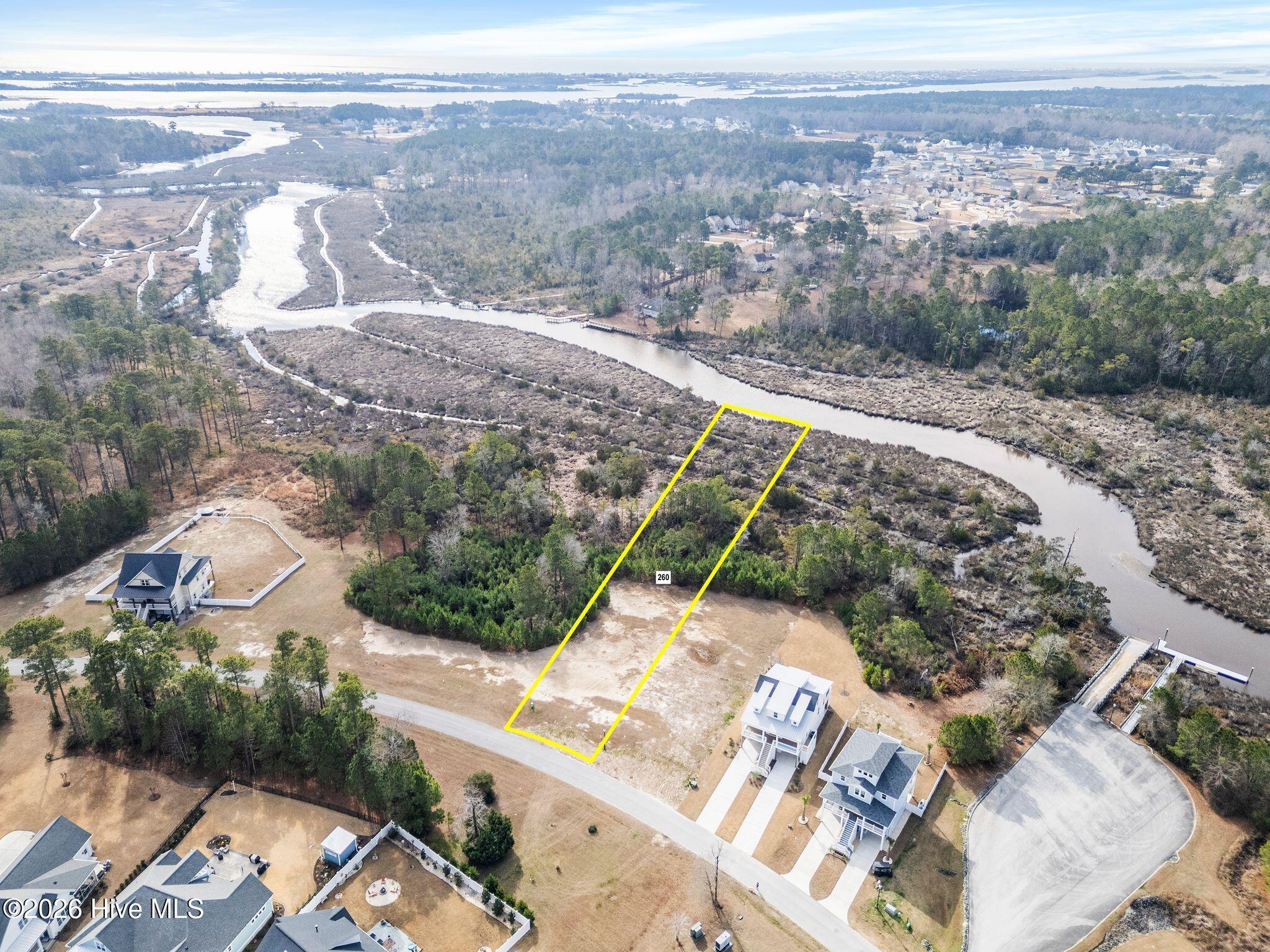 260 Kings Creek Crossing Holly Ridge, NC 28445 - Photo 5 of 37 Aerial View Lot 260