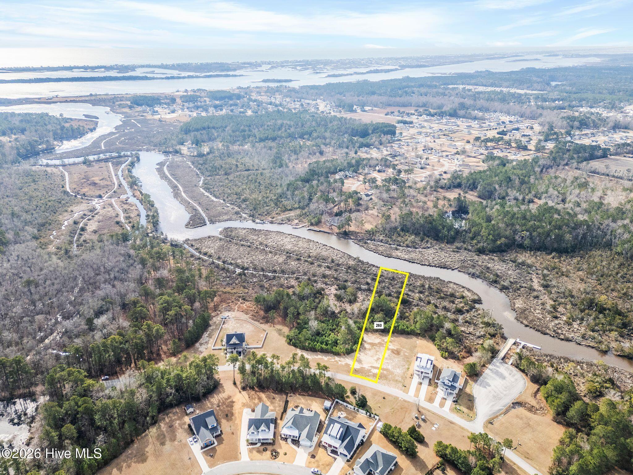 260 Kings Creek Crossing Holly Ridge, NC 28445 - Photo 10 of 37 Aerial View Lot 260