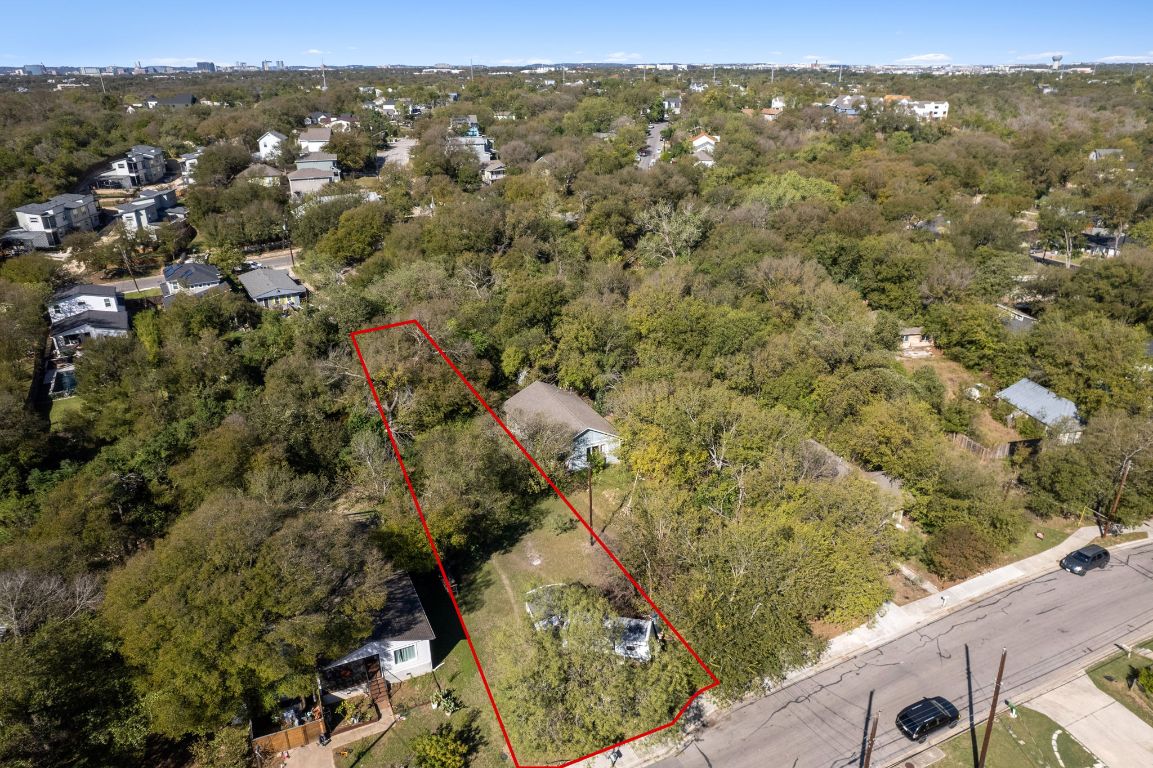 1132 Eleanor Street Austin, TX 78721 - Photo 4 of 9 an aerial view of residential houses with outdoor space