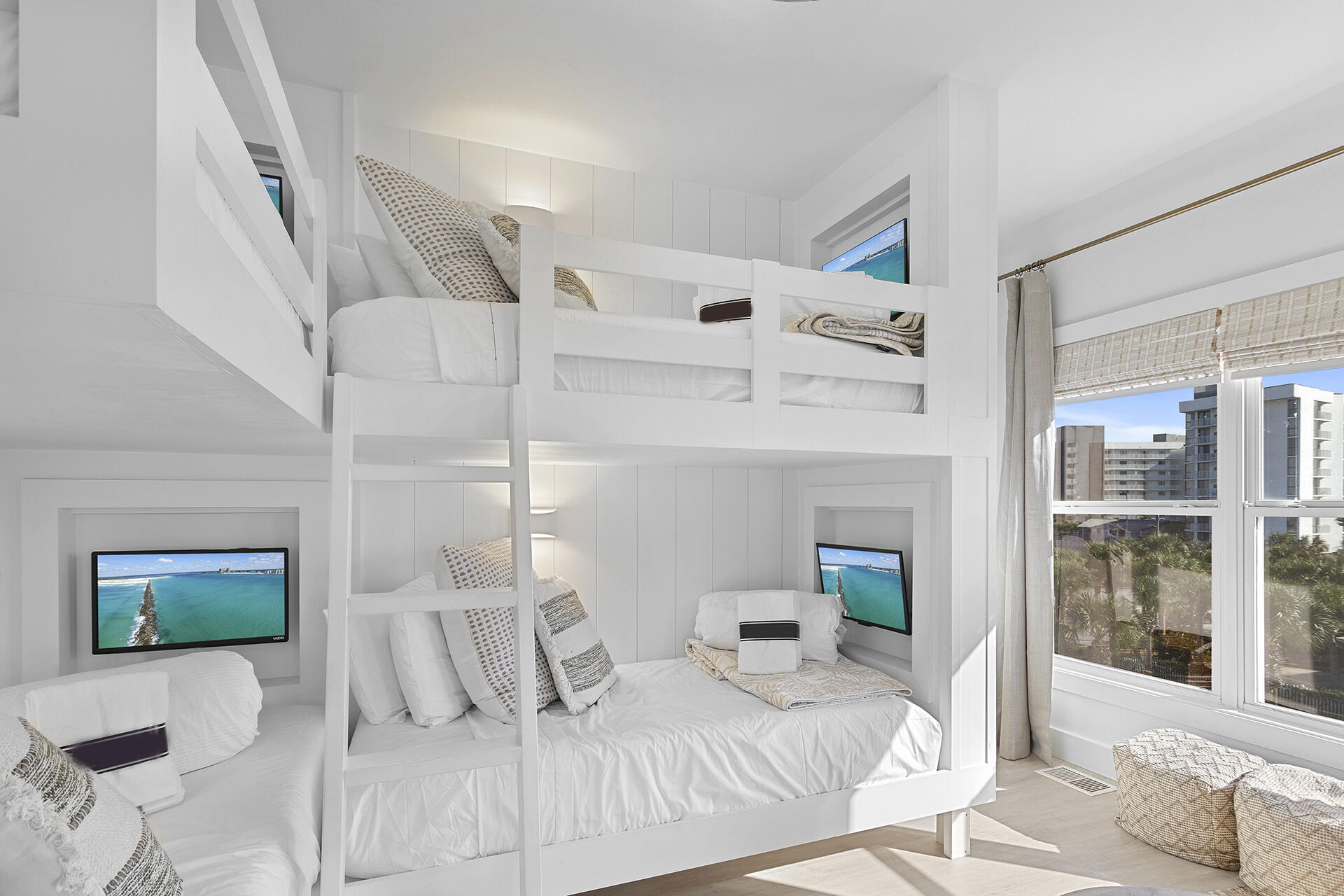 53 Gulfside Way Miramar Beach, FL 32550 - Photo 18 of 34 a bedroom with furniture and a flat screen tv