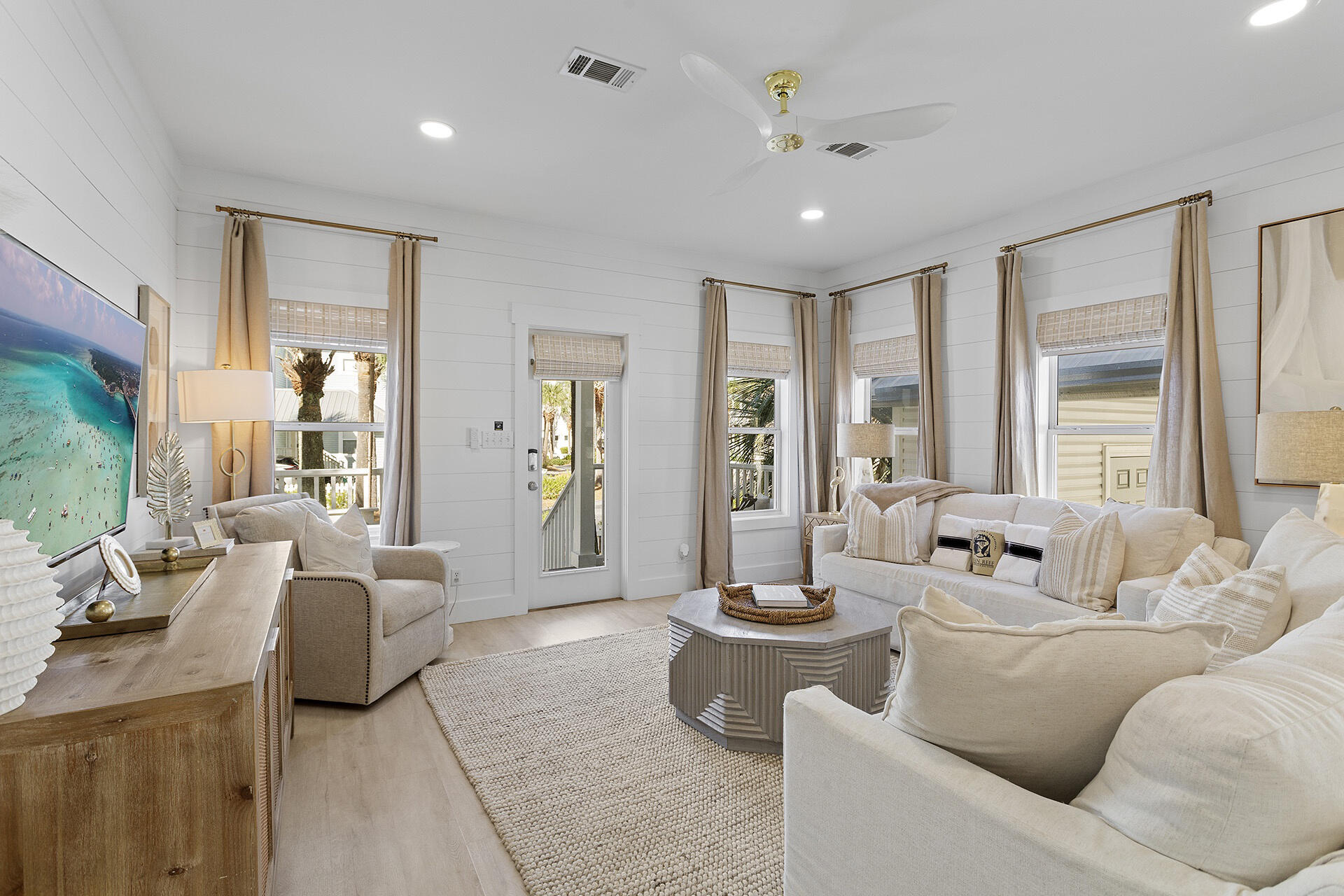 53 Gulfside Way Miramar Beach, FL 32550 - Photo 2 of 34 a living room with furniture and a large window
