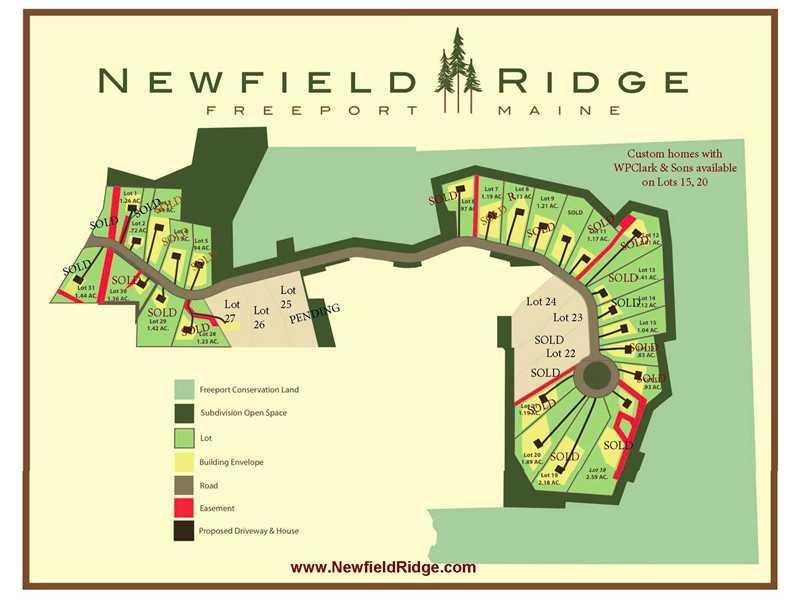 12 Newfield Road Freeport, ME 04032 - Photo 2 of 2 Plat Map.